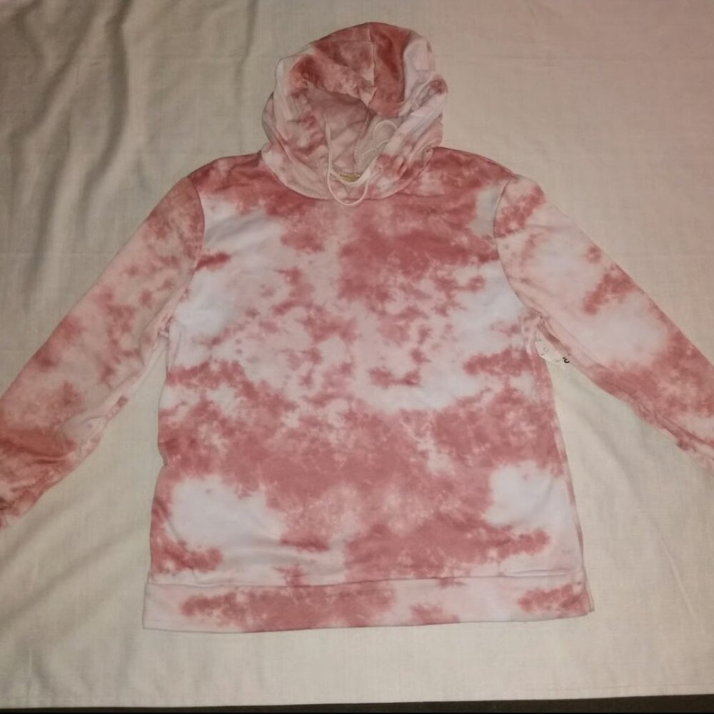 long sleeve size XL tie dye jacket with hood Bobbie Brooks